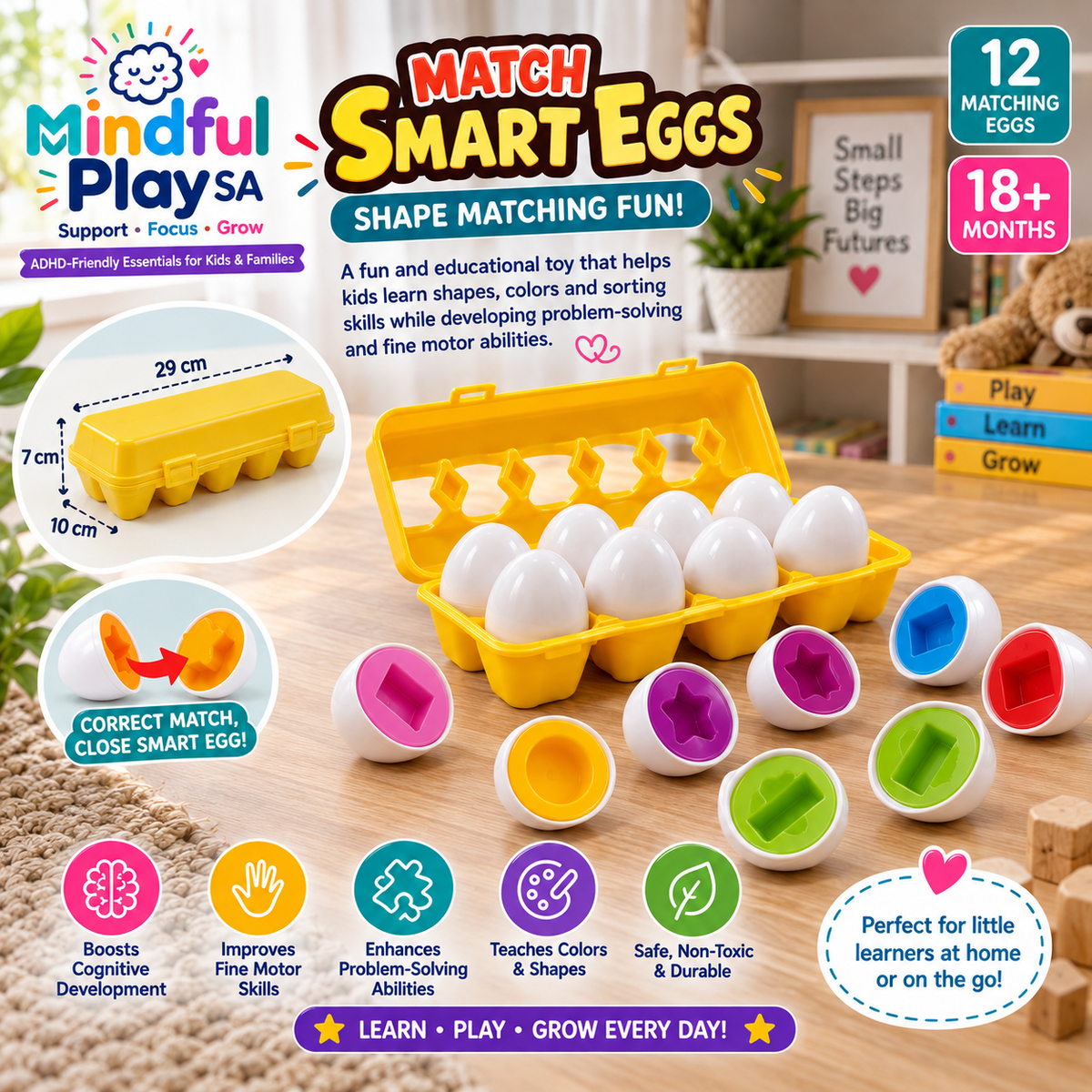 Match Smart Eggs.