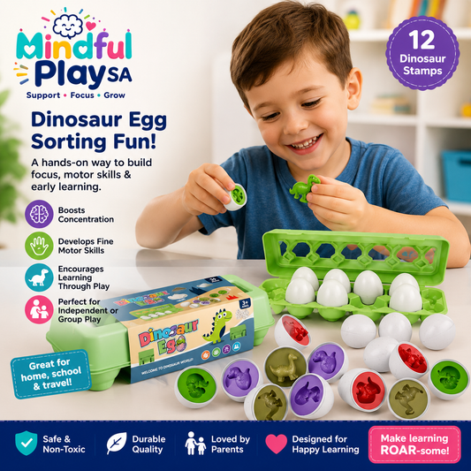 Dinosaur Egg Sorting Fun!